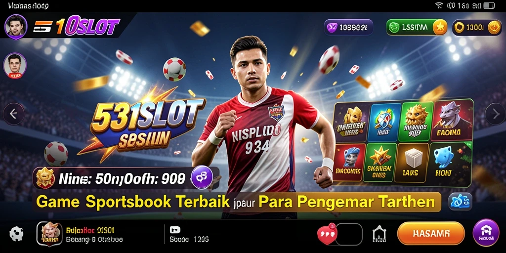 Tangkapan layar gameplay 531SLOT yang menampilkan taruhan olahraga.