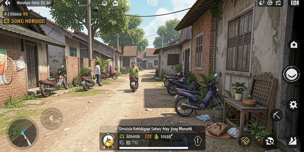 Tampilan gameplay menarik dari FO8 yang menunjukkan aktivitas karakter.