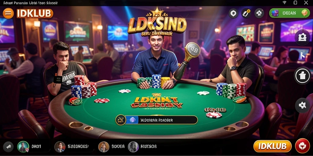 Tampilan permainan Live Casino yang mengasyikkan di IDKLUB.