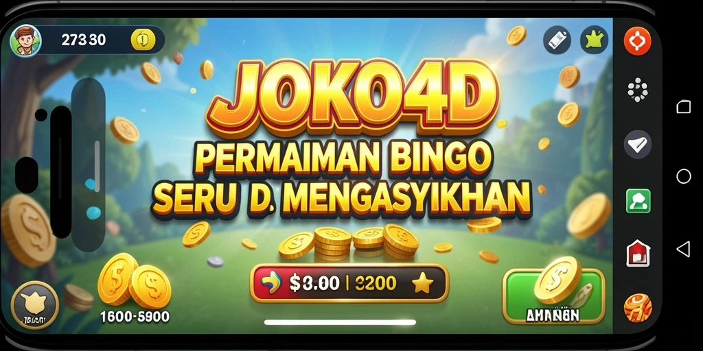 Screenshot utama JOKO4D yang menampilkan gameplay Bingo yang mengasyikkan.