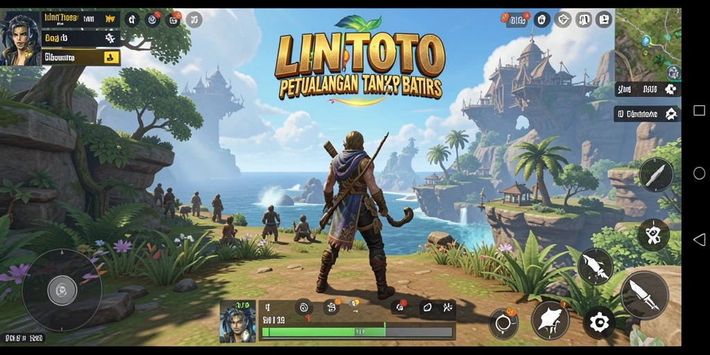 Tampilan gameplay yang menakjubkan dari dunia terbuka LINITOTO.
