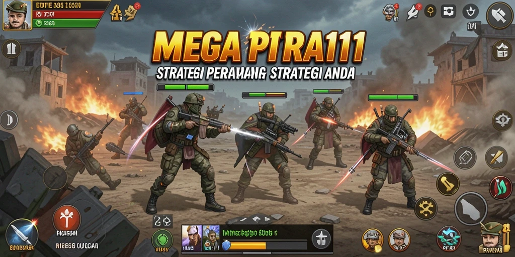 Tampilan gameplay MEGA111 yang menegangkan dengan strategi cerdas.