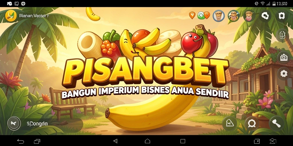 Tampilan gameplay PISANGBET dengan berbagai jenis bisnis yang dikelola.